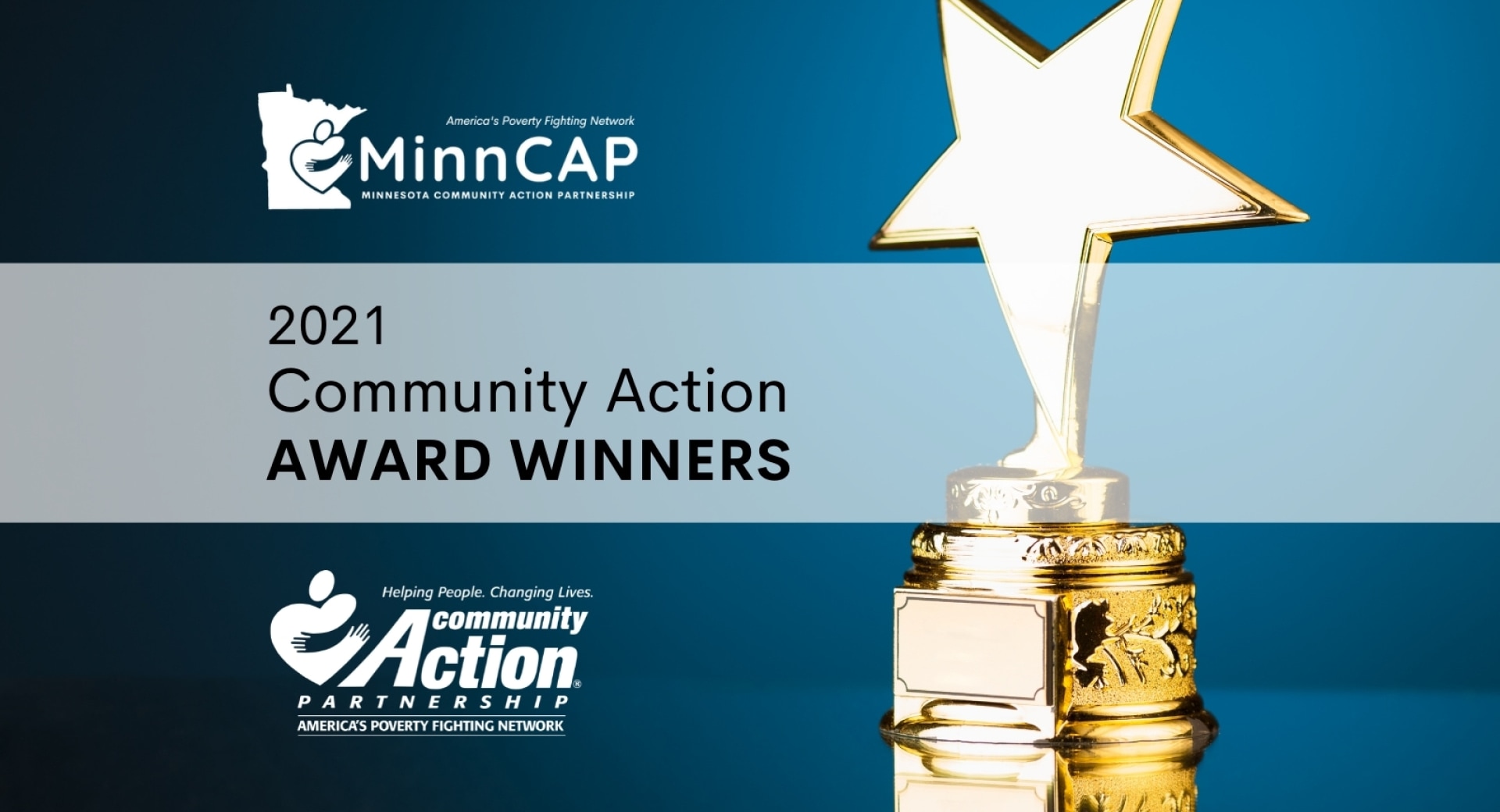 MinnCAP staff and volunteers honored locally and nationally with distinguished awards